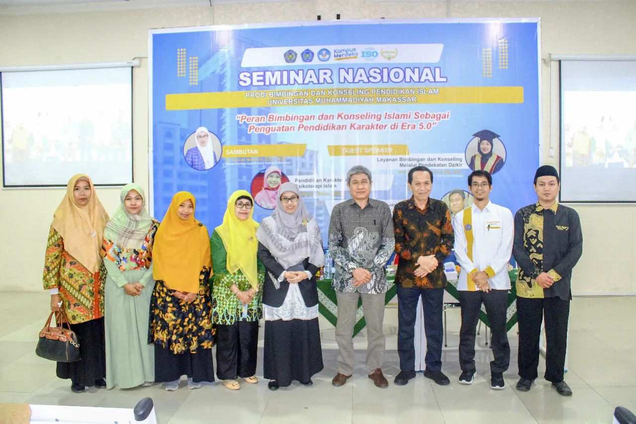 Seminar Nasional di Unismuh Bahas Peran Bimbingan dan Konseling Islami Sebagai Penguatan Pendidikan Karakter di Era 5.0